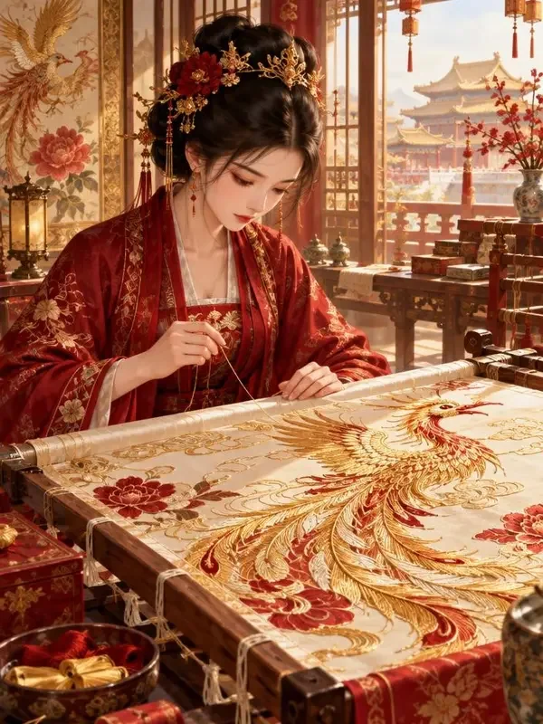 锦绣长歌短剧封面，古装题材，共90集